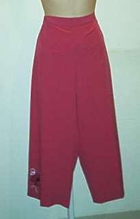 Alfred Dunner NWT Tickled Pink Capri Pants 16  