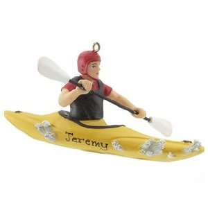  Personalized Whitewater Kayak Christmas Ornament: Home 