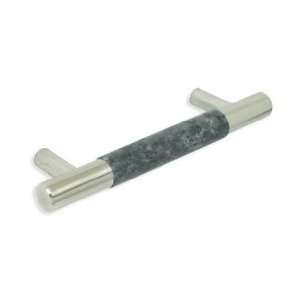   Granite / Polished Stainless Steel Pull Blue Pearl: Home Improvement