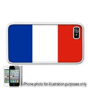   France French Flag Apple Iphone 4 4s Case Cover White: Everything Else