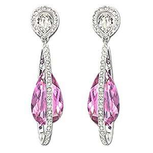  Swarovski Crystal Phoebe Rose Earrings: Jewelry