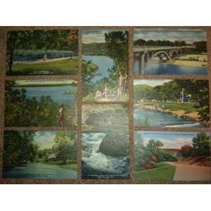  Lot of Eight (8) 1950s Collectible Postcards: Paintings 