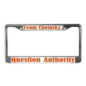  Team Chomsky Political License Plate Frame by  