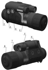 Adeoptics NWMT 4x50 mm Night Vision Monocular Scope  