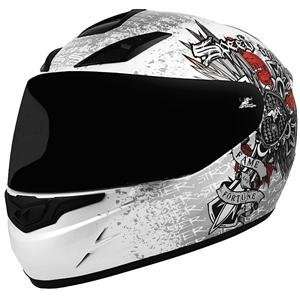   Speed and Strength Fame and Fortune Helmet   X Large/White: Automotive