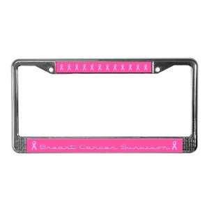  Airy Breast Cancer Survivor Breast cancer License Plate 