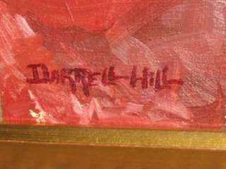 Darrell Hill, Winchells Dougnuts, signed Original oil HAND SIGNED on 