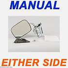 Chevy GMC Passenger OR Driver Side Manual Chrome Mirror (Fits G20)