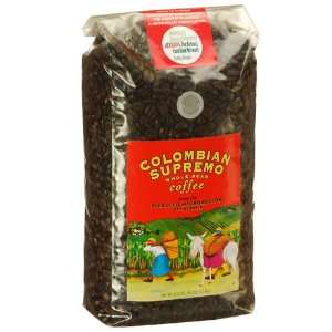 Colombian Supremo Whole Bean Coffee   2.5 lb. bag (Pitalito Colombian 