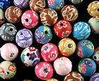 50pcs mixed clay flower bead spacer 12mm S0144B  