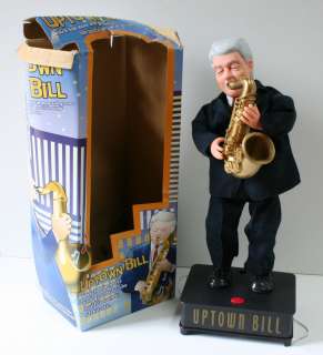   musical saxophone playing bill clinton doll bill really knows how