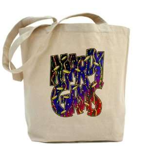  Tote Bag Mardi Gras Fat Tuesday Celebration with Beads 
