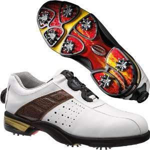 FootJoy ReelFit Golf Shoe (Brown/White)   Closeout 9 wide  