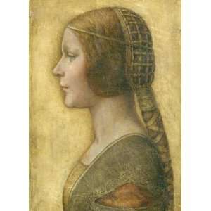  La Bella Principessa by Leonardo Da Vinci   18H x 13W 