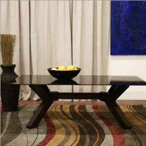  Baxton Studio Clifford Coffee Table in Dark Brown: Home 