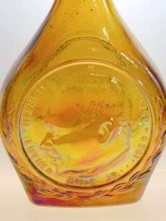 Wheaton Glass Co Amber Martin Luther King Jr Iridescent  