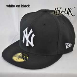 NEW ERA 59fifty NY NEW YORK YANKEES FLAT PEAK 5950 FITTED CAP HAT 