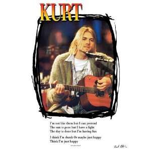  Kurt Cobain Unplugged Poster 24 X 36 Home & Kitchen