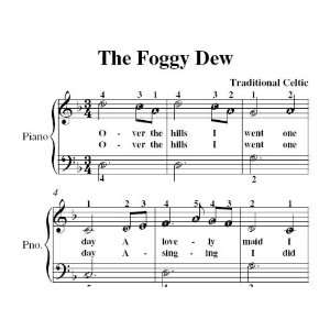    Foggy Dew Easy Piano Sheet Music: Traditional Celtic: Books