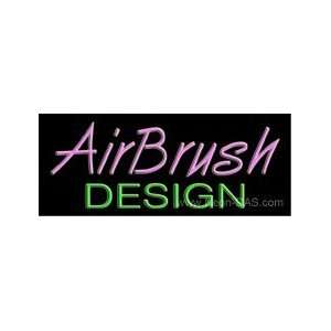 Airbrush Design Outdoor Neon Sign 13 x 32