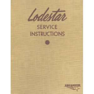   18  Lodestar  Aircraft Service Instruction Manual Lockheed Books