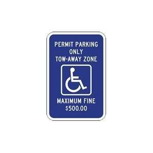   and Metro Atlanta Handicap Parking Sign   12x18: Home Improvement