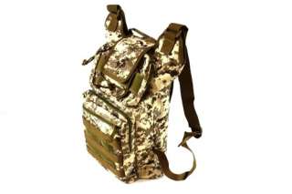 Diamond Tactical Airsoft Folding Backpack MOLLE Web Digital Desert Tan 