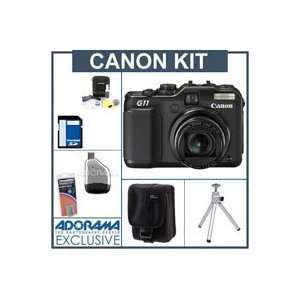  Canon PowerShot G11 Compact Digital Camera Kit, with 8GB 