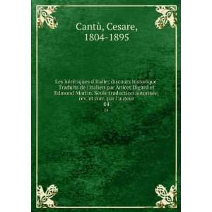   rev. et corr. par lauteur. 04 Cesare, 1804 1895 CantÃ¹ Books