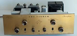 The Fisher   Tube Amp   The 101   Stereo Master Control Center Model X 