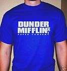 BLUE like The Office Dunder Mifflin Tee Shirt (S)