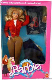 SHOW N RIDE BARBIE DOLL #7799 NRFB MINT CONDITION 1988 074299077999 
