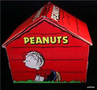 Peanuts Art Set Snoopy Box Only 7x7.5x4 Cardboard  