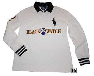 NWT Ralph Lauren Polo Mens Big Pony Black Watch Rugby Shirt XL  