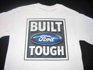 Licensed T Shirt NEW   FORD   Built tough  