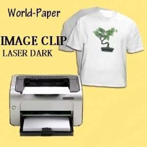  IMAGE CLIP Laser Dark Heat Transfer Paper 8.5x11 (50 