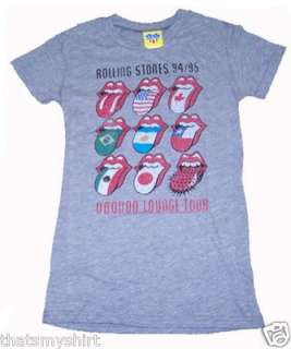 New Authentic Junk Food Rolling Stones VooDoo Lounge Tweens T Shirt 