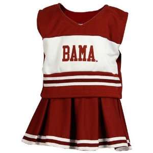  Alabama Crimson Tide Crimson Preschool Cheerleader Outfit 
