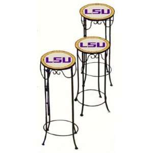    LSU Fighting Tigers Set of 3 Nesting Tables: Sports & Outdoors