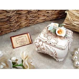  Wedding Favors Square calli capo trinket box (Set of 7 