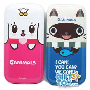 Canimals Fizzy & Mimi Can Animal Tin Pencil case  
