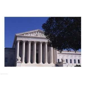  Facade of a government building, US Supreme Court Building 