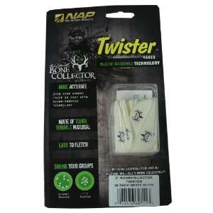  New Archery Products 36 Pack Twister Bonecollector Vanes 