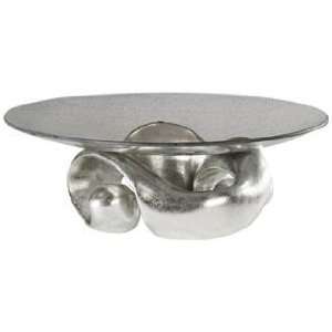    Uttermost Champagne Silver Leaf Entwined Bowl