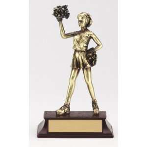    Cheerleading Sunburst Series Award Trophy: Sports & Outdoors