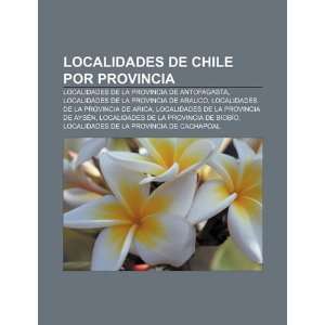 : Localidades de Chile por provincia: Localidades de la Provincia de 
