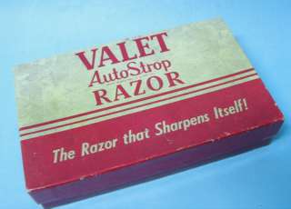 Old VALET from GILLETTE Auto Strop Safety Razor Boxed  