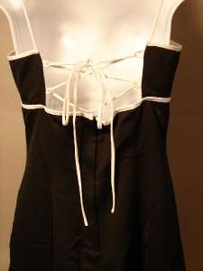 Urban Girl Nites Prom Formal Dress   Sz 9/10 Black /white  Full Length 