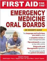 First Aid for the Emergency Medicine Oral Boards, (0071445072), David 