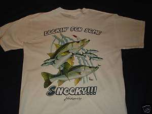 fishing t shirt t shirt LURE FISH TROLL snook XL NEW  